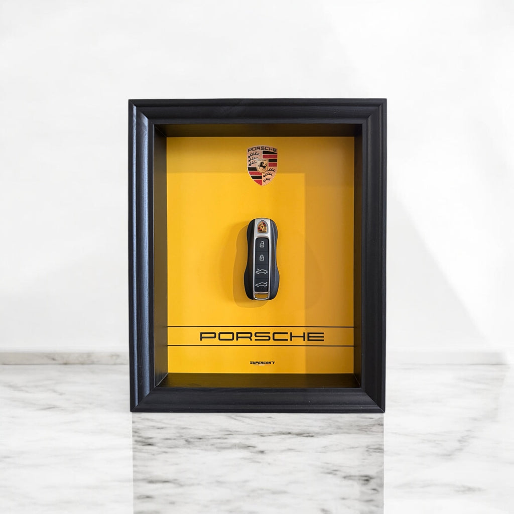 Cadre Porsche 1 of 3 - Racing Yellow