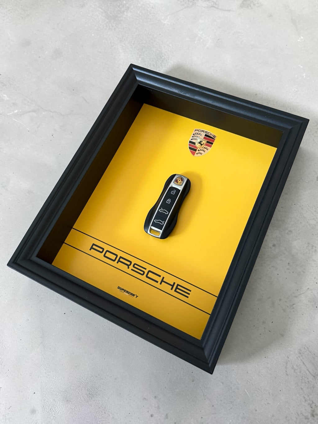 Cadre Porsche 1 of 3 - Racing Yellow