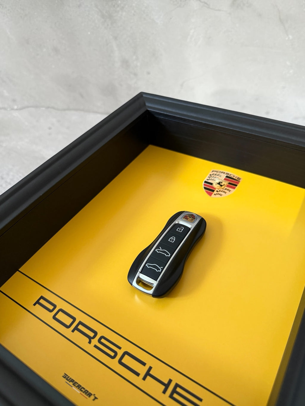 Cadre Porsche 1 of 3 - Racing Yellow