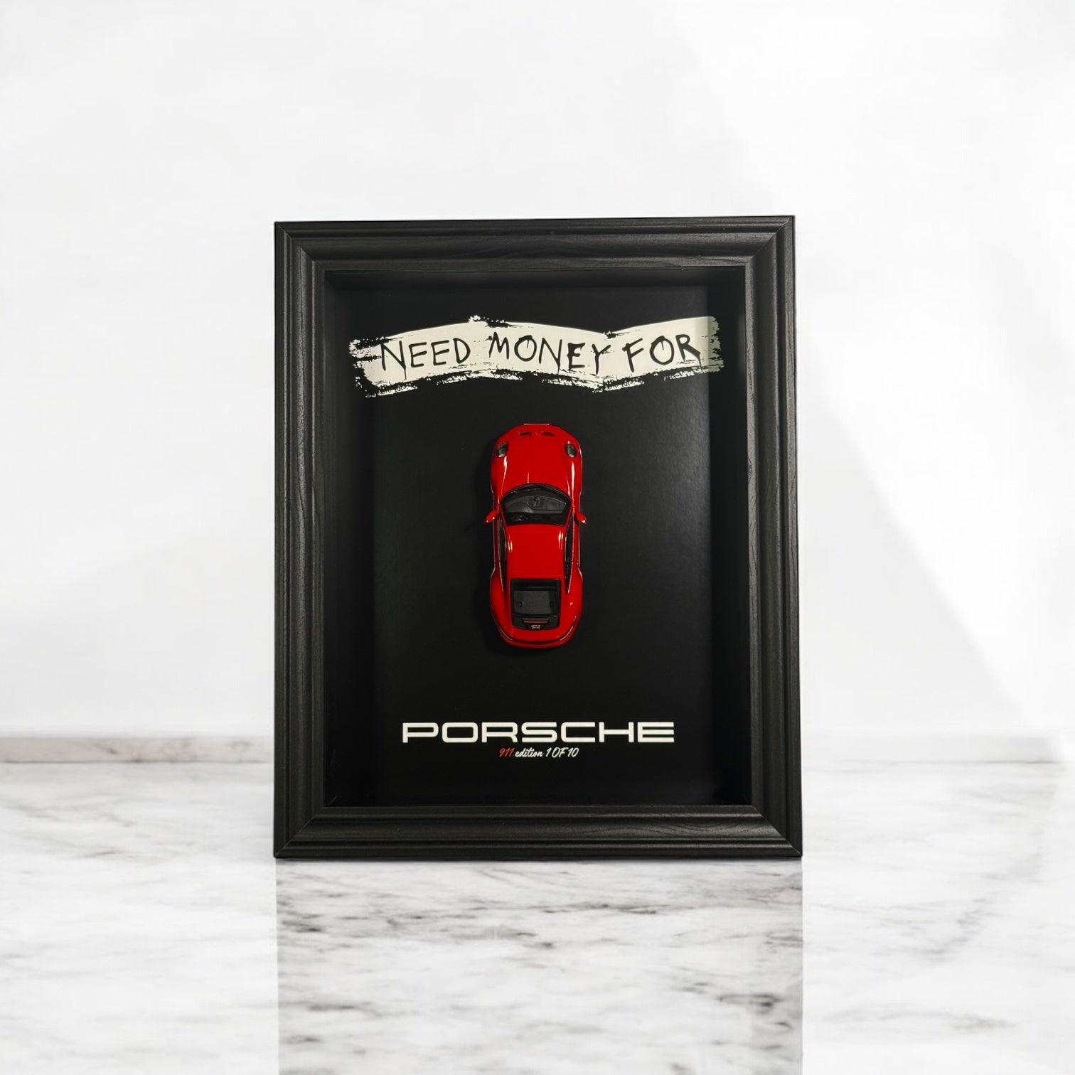 Cadre Need Money For Porsche - 1 of 10 - Red Porsche edition