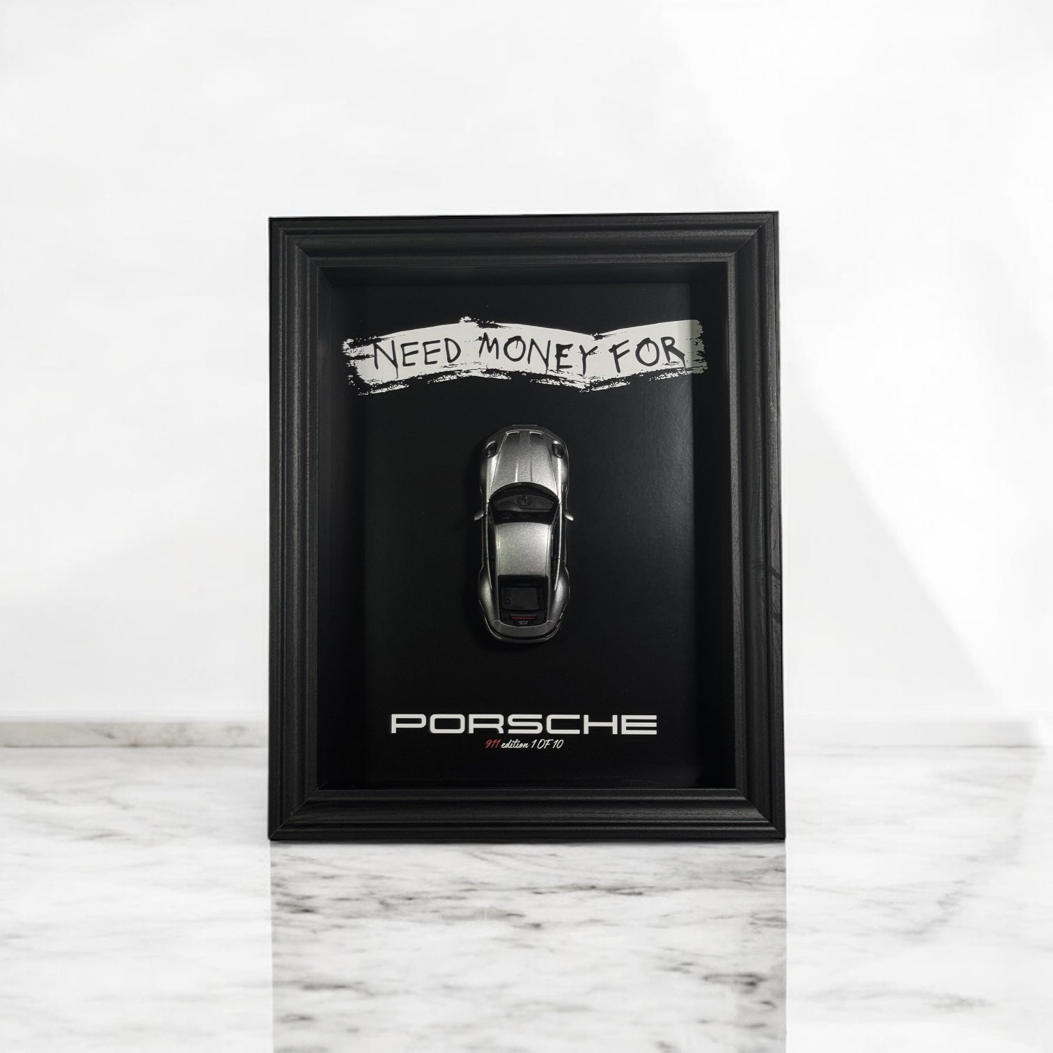 Cadre Need Money For Porsche - 1 of 10 - Grey Porsche edition