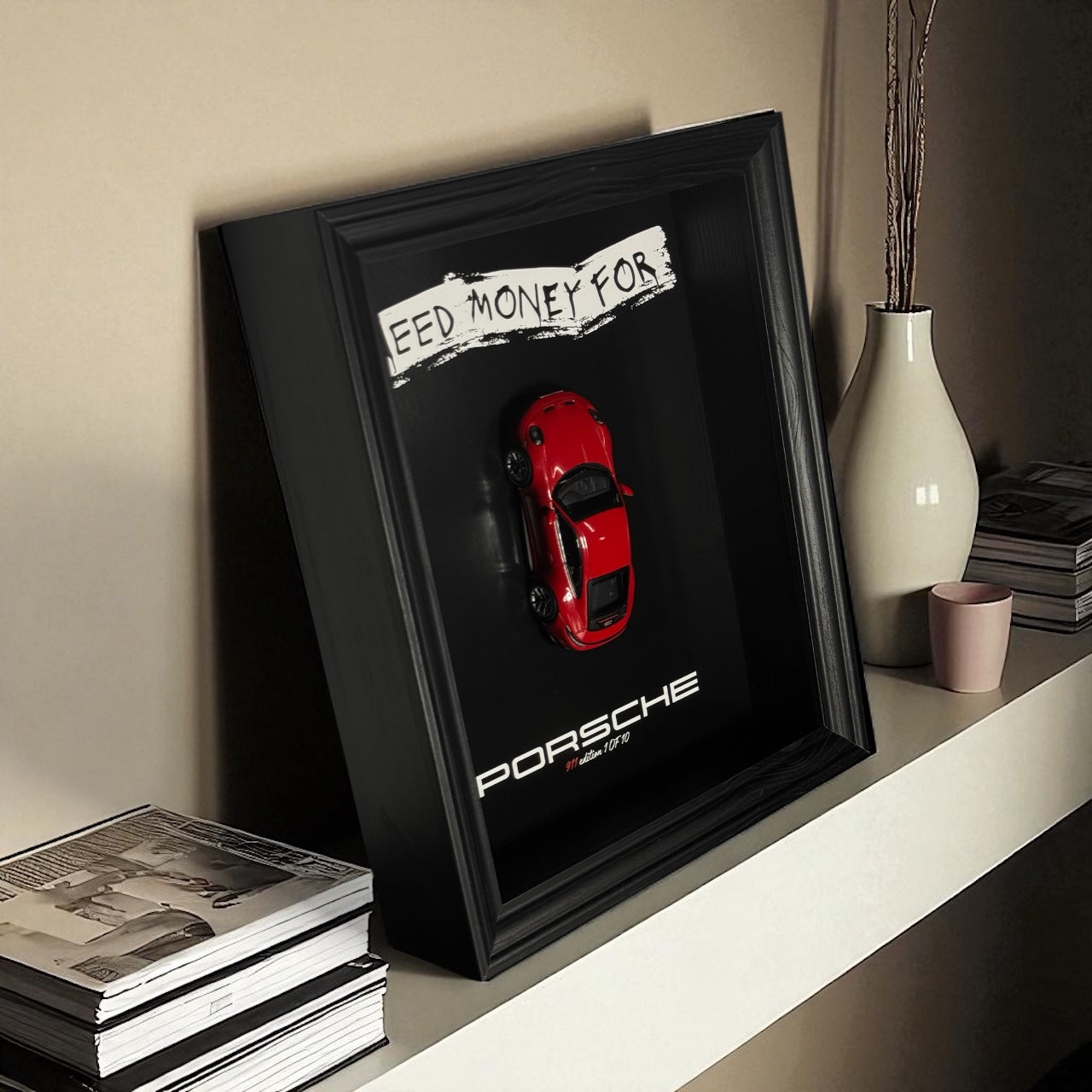Cadre Need Money For Porsche - 1 of 10 - Red Porsche edition